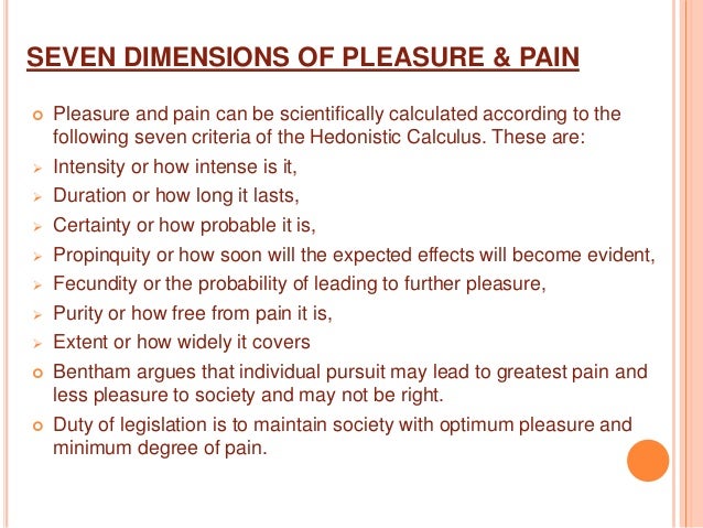 jeremy bentham pleasure and pain Jeremy bentham pleasure and pain